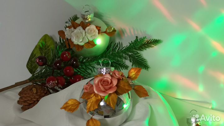 Елочные шары ручной работы