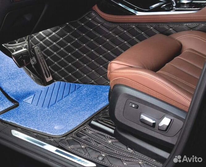 3D Коврики Geely Atlas Pro Салон Багажник Экокожа