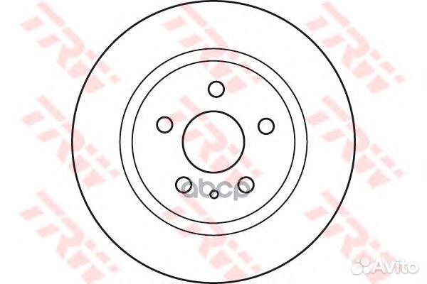 Диск тормозной DF6112 TRW