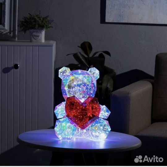 Светящийся мишка ночник