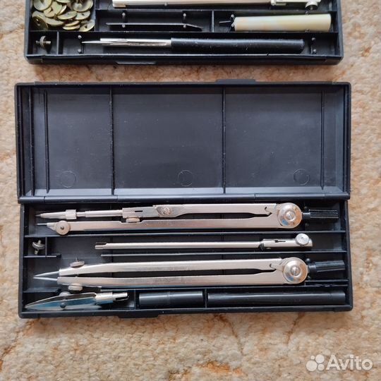 Готовальня перьевая ручка перо и другое СССР