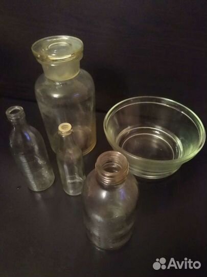 Винтажные ёмкости стекло