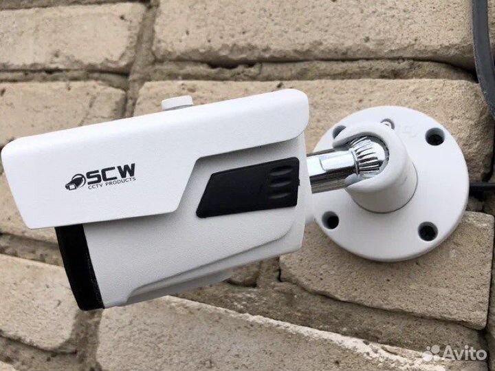 Система видеонаблюдения поворотная