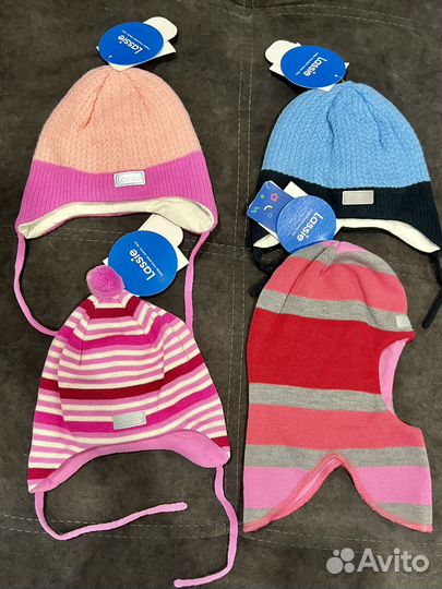 Демизезонные шапки и шлем lassie 46