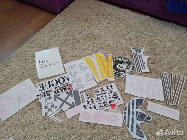 Термопринт, термонаклейки много. Новые. От 60 р