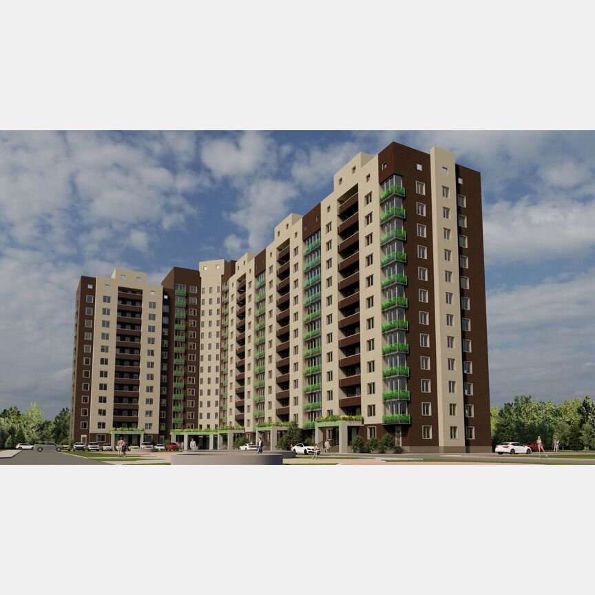 3-к. квартира, 95,5 м², 2/9 эт.