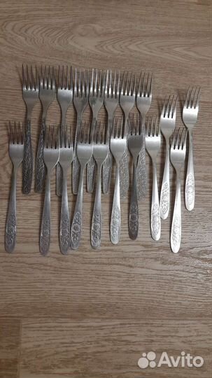 Вилки, ложки столовые и чайные Нержавейка СССР