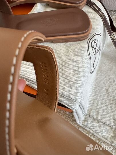 В наличии Hermes oran 36-41 шлепки gold
