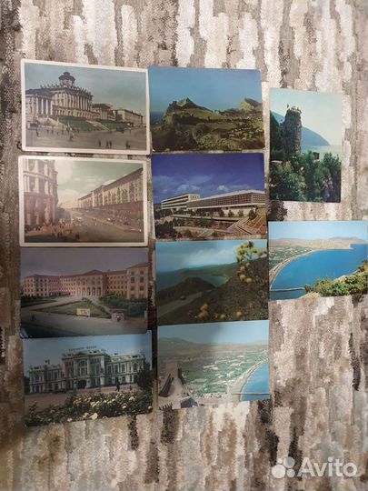 Комплекты открыток разные