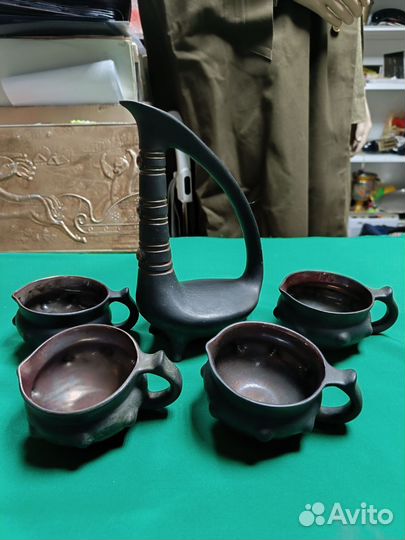 Грузинский кувшин для вина ручной работы СССР