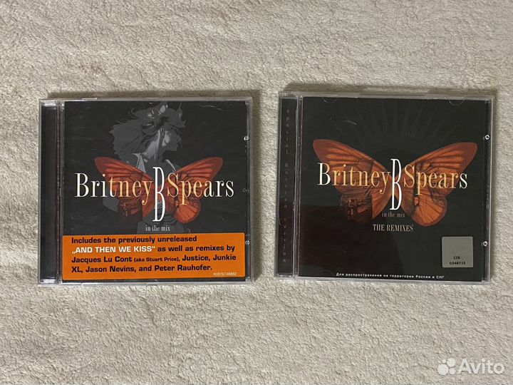 2 издания Britney Spears the remixes 2 cd лицензия