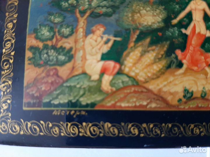 Шкатулка СССР Мстера Хоровод Шейновский Г