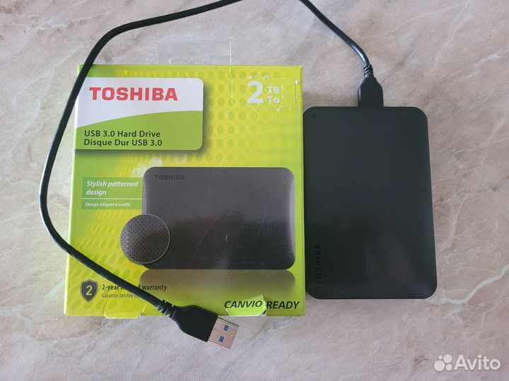 2 тб Внешний HDD Toshiba Canvio Basics