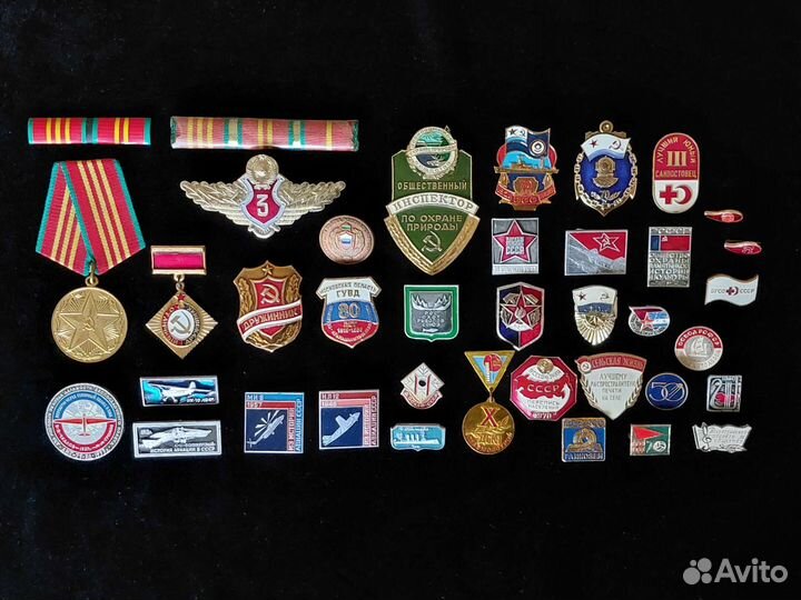 Коллекция значков. Без повторов