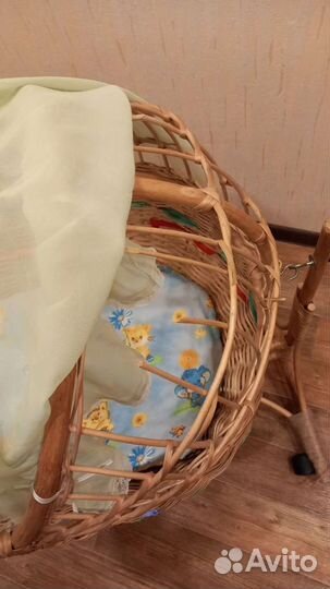 Люлька колыбель плетеная