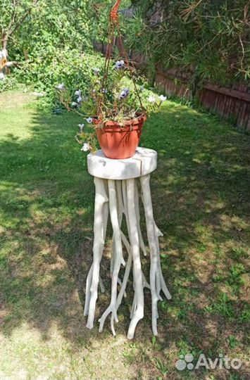 Подставка для цветов напольная деревянная