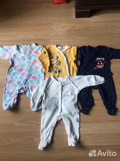 Слипы mothercare 62 пакетом