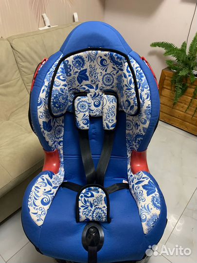 Кресло детское siger isofix гжель 9-25 кг
