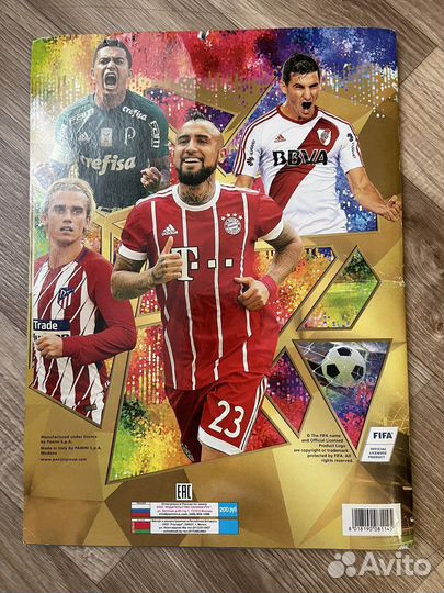 Не полный альбом panini FIFA 365: 2017-2018