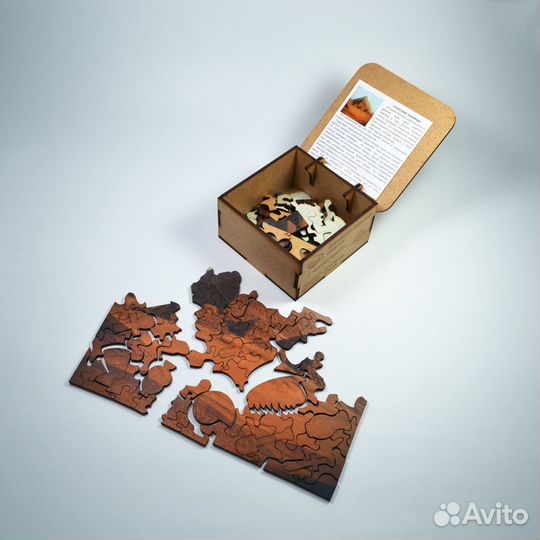 Деревянные пазлы для взрослых и детей Египетские п