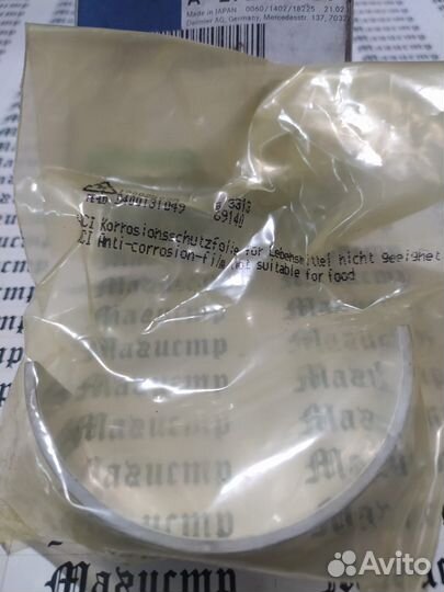 Вкладыш коленвала Mercedes двигатель M272 M273