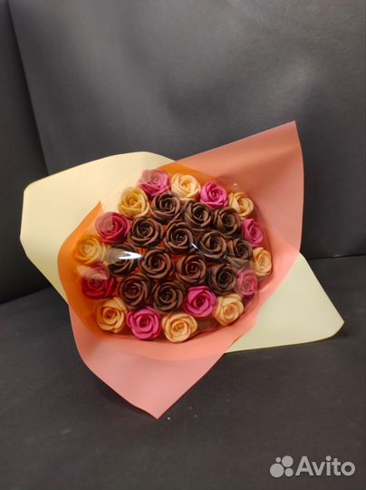 Шоколадные Розы - 29 шт в Букете