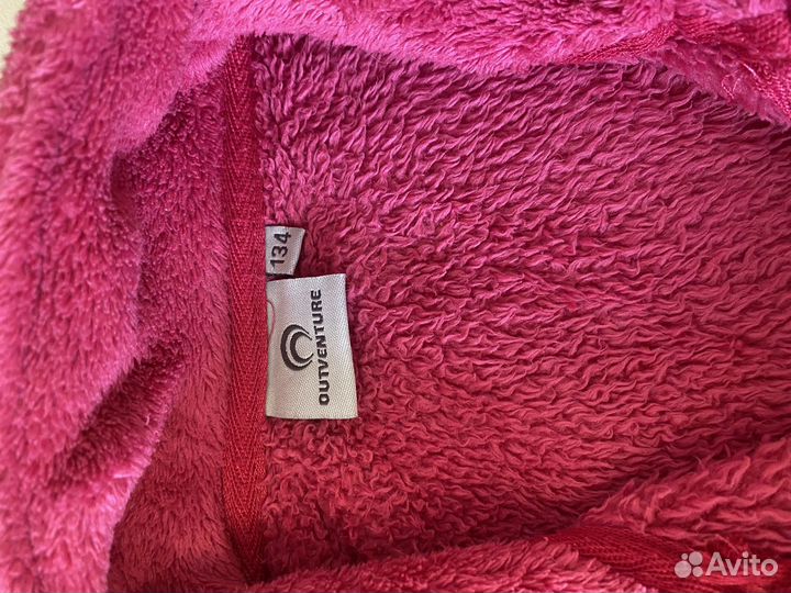 Флисовая кофта для девочки 134р