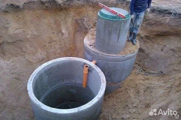 Септик колодец выгребная канализация под ключ