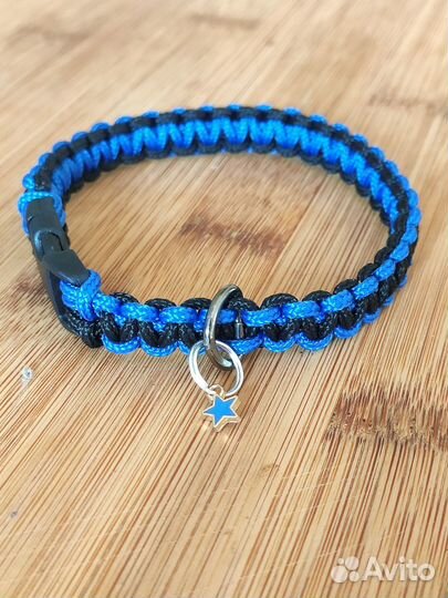 Ошейник для кошек ручной работы из паракорда