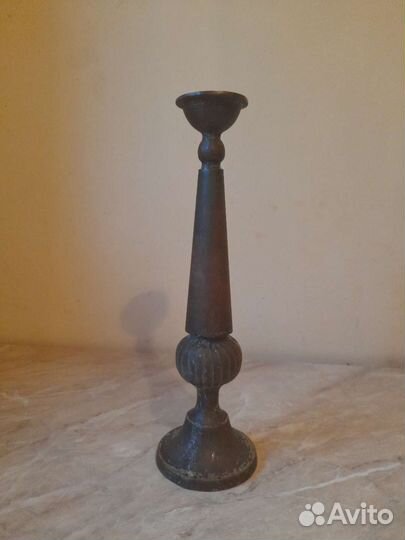 Подсвечник медный