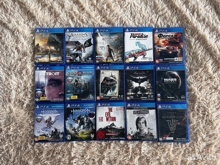 Игры на ps4 ps5, б/у