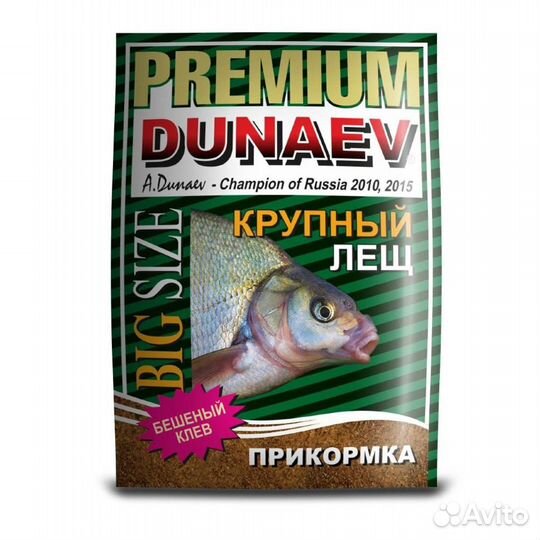 Прикормка dunaev premium Крупный Лещ 1 кг