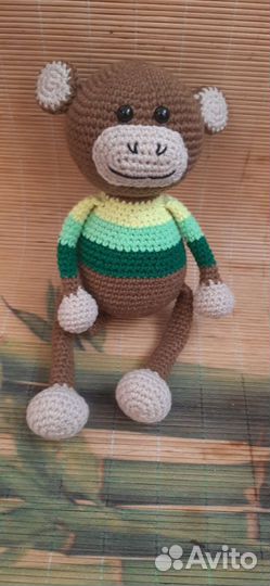 Обезьянка вязаная