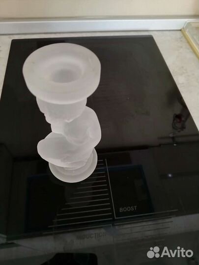 Подсвечник стекло матовое