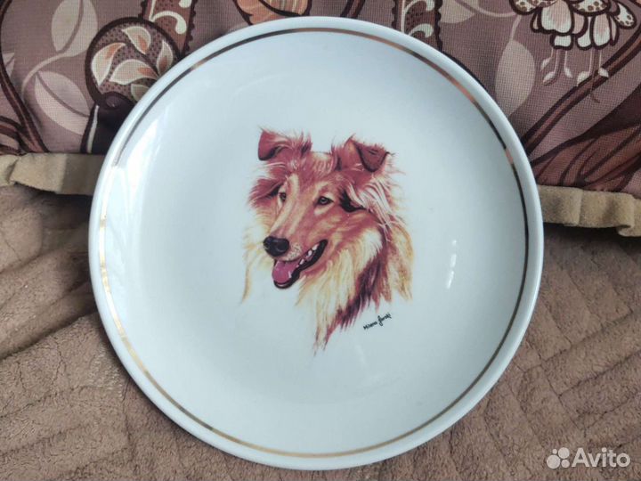 Тарелка настенная винтаж Вербилки