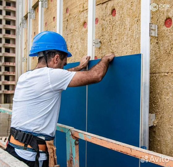 Фасадные работы, утепление домов, монтаж сайдинга