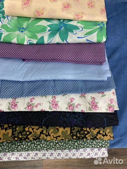 Отрез ткани хлопок СССР