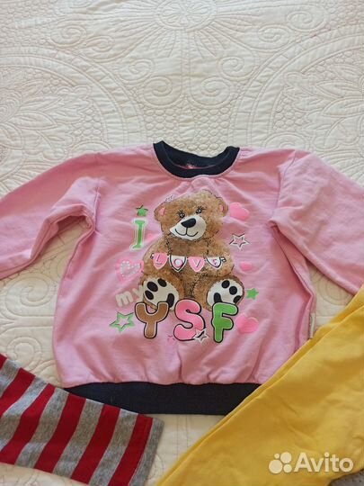 Вещи на девочку 3 4 года 104 пакетом