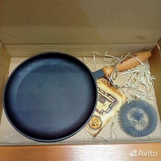 Чугунная сковорода диаметр 26 см