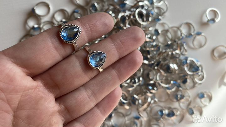 Кольца бижутерия пакетом