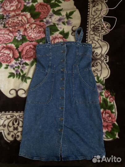 Джинсовый сарафан