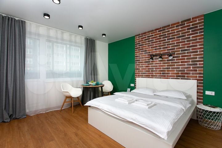 Квартира-студия, 30 м², 1 кровать