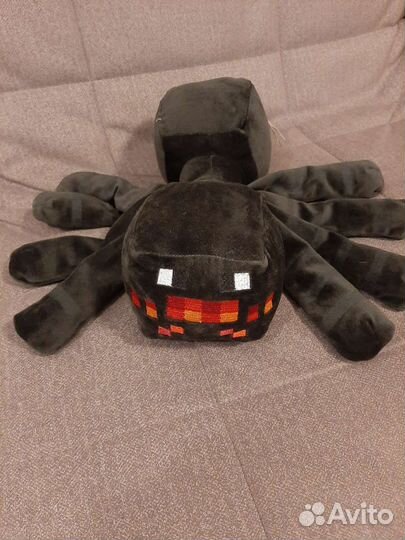 Мягкие игрушки майнкрафт паук 30 см