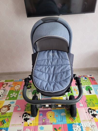 Коляска zippy tutis 3 в 1 jeans