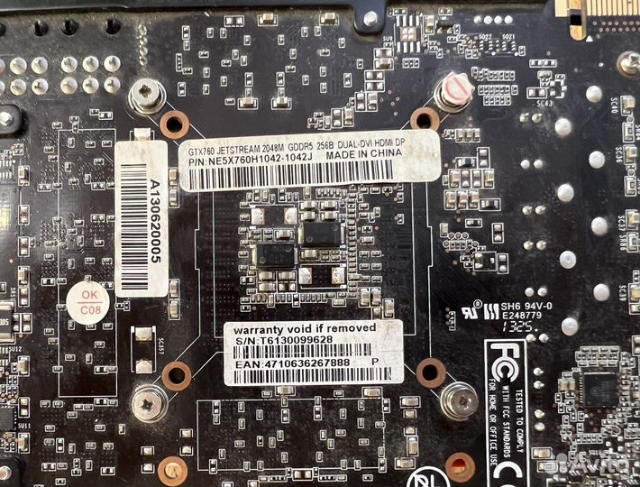 Видеокарта Palit Jetstream GeForce gtx 760 2gb