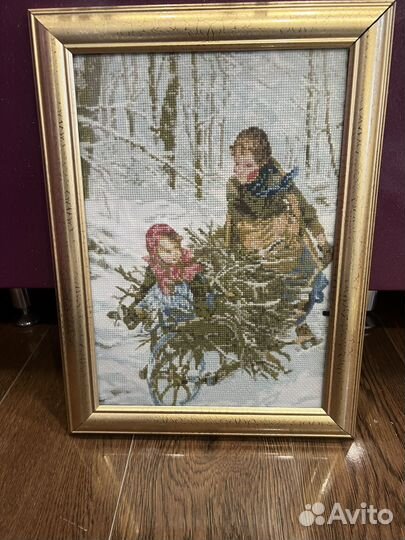 Картины, вышитые крестом