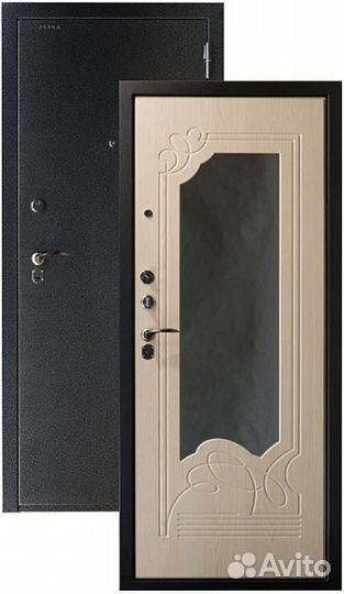 Входная дверь с зеркалом ольга