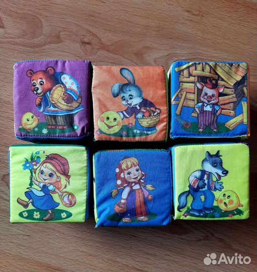 Мягкий кубик развивающий