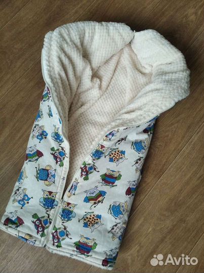 Конверт одеяло, для санок, коляски