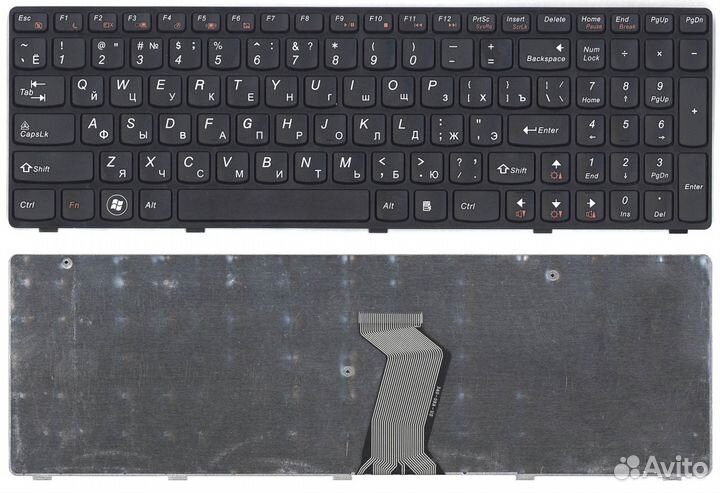 Новая клавиатура для ноутбука Lenovo G580, G780